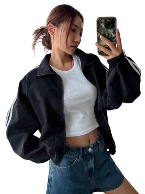 cropped puffer jacket