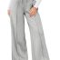 Wide Leg Drawstring Relaxed Fit Trouser