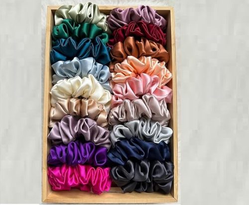 Satin Silk Scrunchies