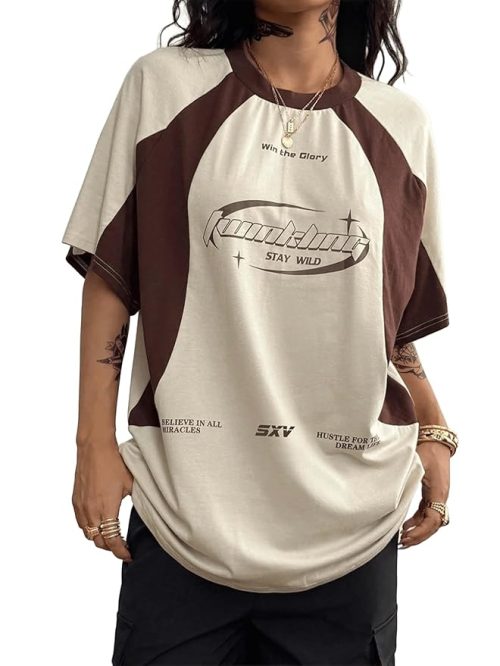 Oversized Baggy Cotton Y2K T-Shirt