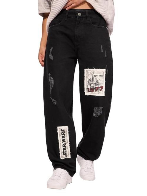 Cotton Baggy Fit Jeans